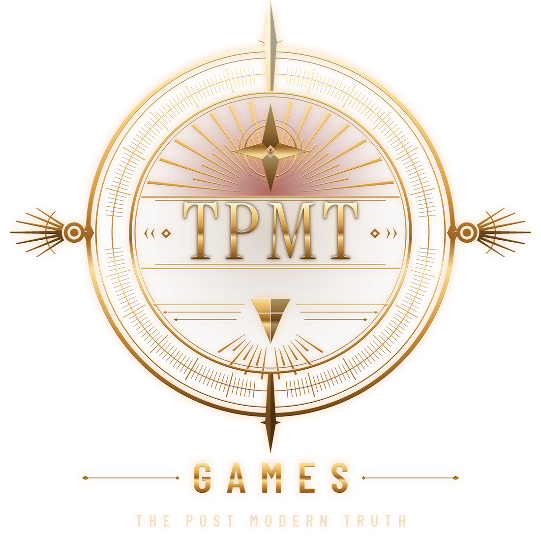 The TPMT Games mark: a gold medallion reading TPMT, with GAMES beneath it.